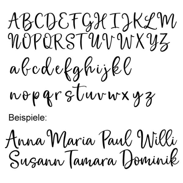 Schriftzug -personalisiert-
